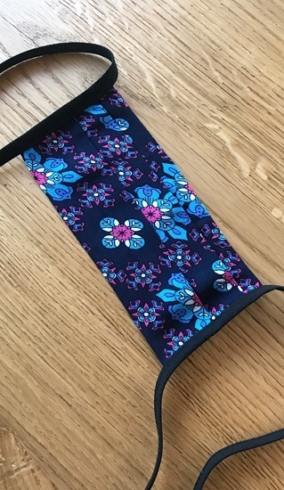 Maseczka 15/  dziecięca granatowa
