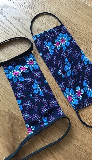 Maseczka 15/  dziecięca granatowa